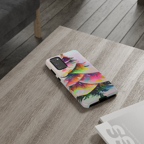 Swooshy Christmas Tree - Impact Resistant Phone Case